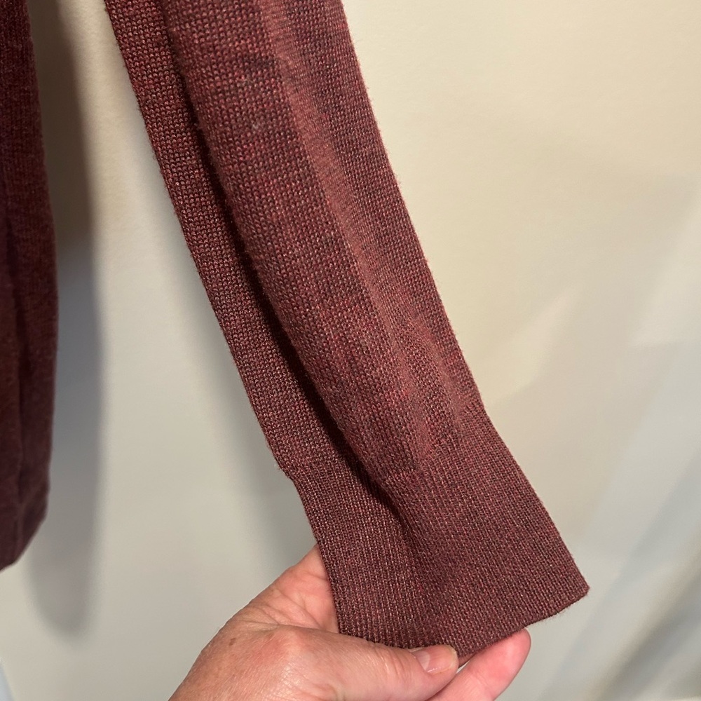 Ella Moss Burgundy Knit Cardigan - Picture 4 of 8